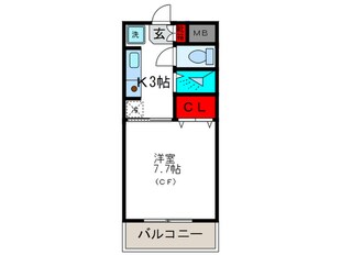 ルミエ－ル箕面の物件間取画像